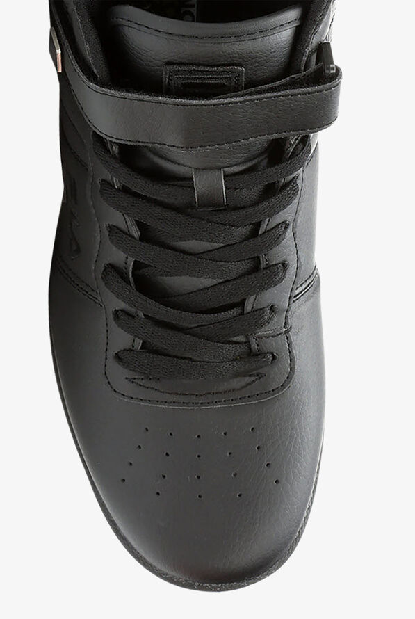 FILA Men's Vulc 13 Black High Top Athletic Lace Up Shoes - null - 3