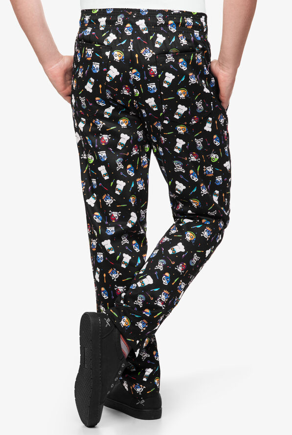 UA CHEF &trade; Men's Rad Chefs Baggy Printed Chef Pants - null - 2