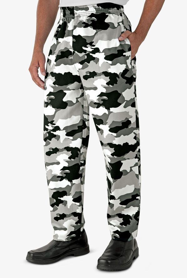 UA CHEF™ Camouflage Men's 4-Pocket Baggy Printed Chef Pants - null - 1