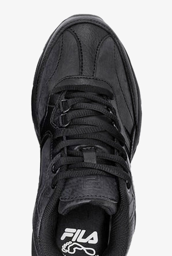 FILA Women's Memory Workshift Athletic Lace Up Shoes - Black - 2