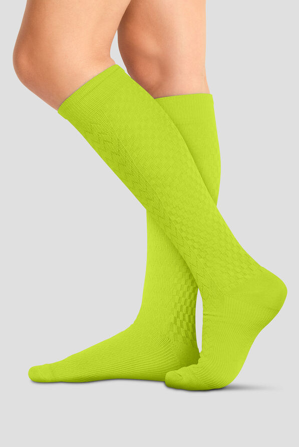 Calcetines de compresión suave Cherokee para mujer - 8-12 mmHg - Lime - 3