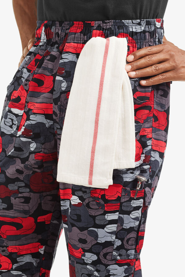 Pantalón de chef estampado UA CHEF™ Urban Camo con 7 bolsillos para hombre - null - 2