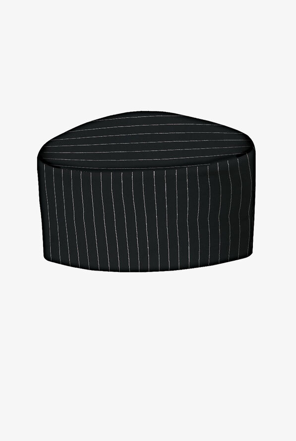 UA CHEF™ Pinstripe Black Unisex 100% Cotton Printed Skull Cap - null - 1