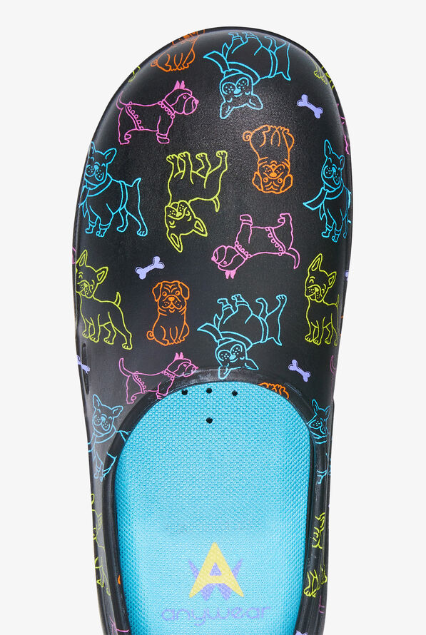 Anywear Unisex Streak Playful Pups Slip On Shoes - null - 2