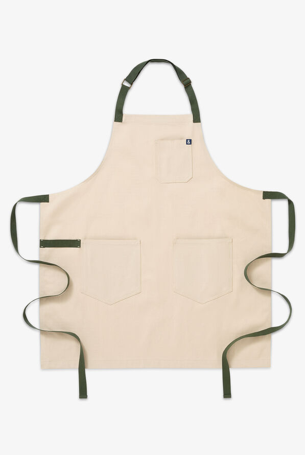 Hedley and Bennett Essential Unisex Apron - Sage White - 1