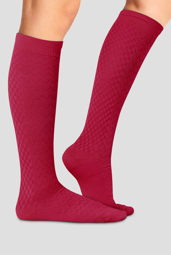 Calcetines de compresión suave Cherokee para mujer - 8-12 mmHg - Red - 1