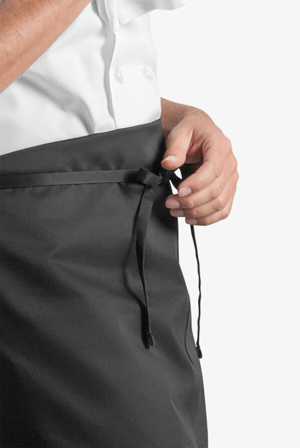 On The Line Chef Unisex Four-Way Chef Apron - Black - 3