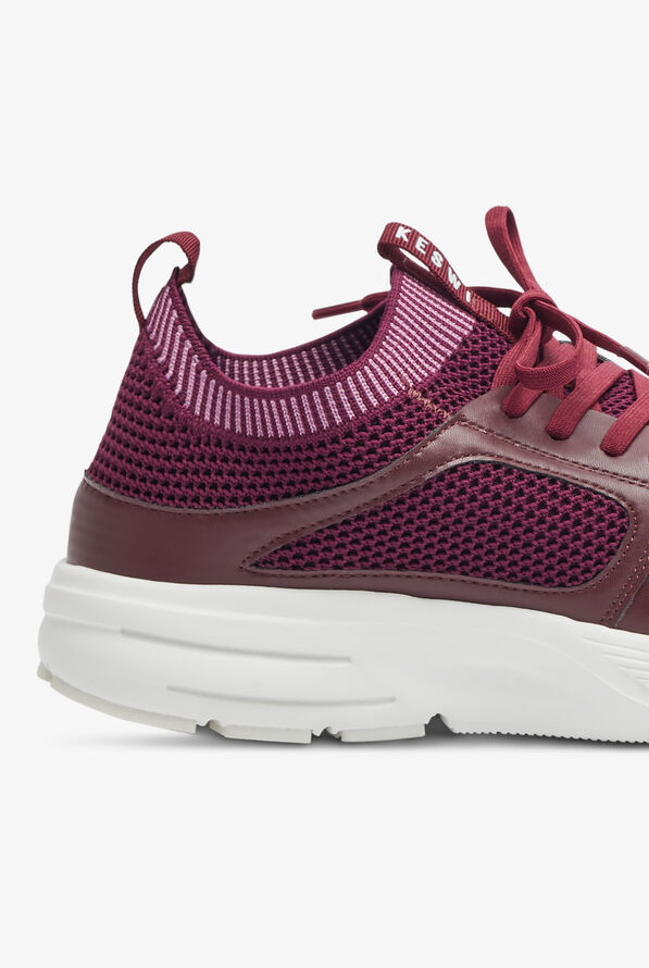 KESWI Women’s Burgundy/Pink/White Athletic Lace Up Shoes - null - 4