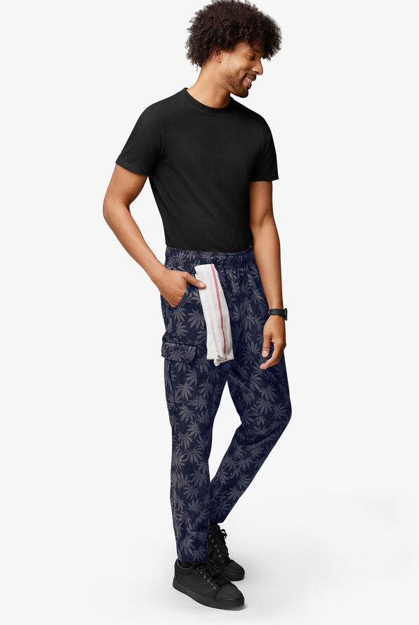 CHEF 360 Happy Leaves Men's 7-Pocket Utility STRETCH Chef Jogger - null - 5