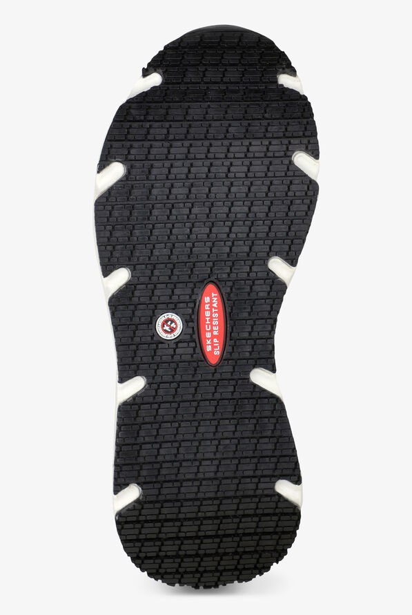 Skechers Work Women's Max Cushioning Elite SR Black/Teal Athletic Slip On Shoes - null - 6