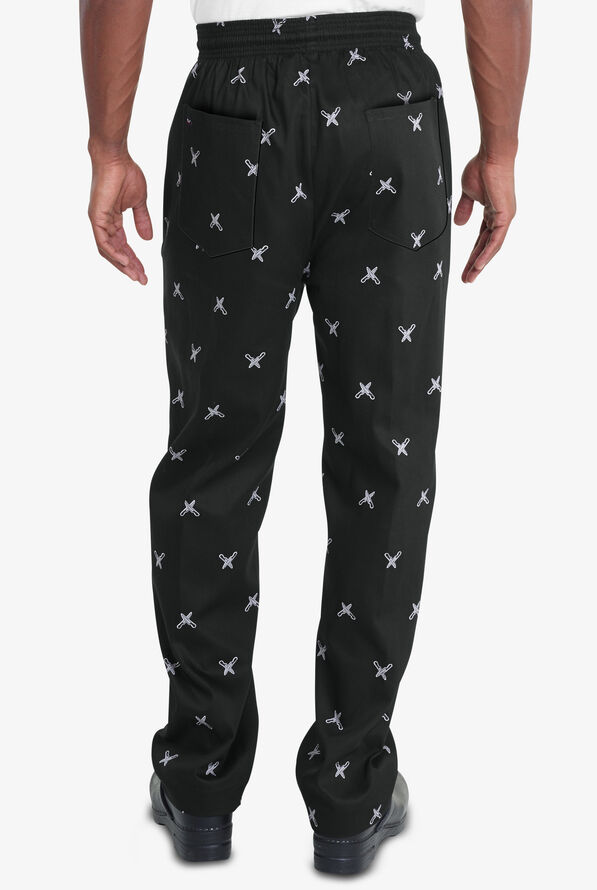 Pantalón estampado de gastronomía UA CHEF™ Knives de corte holgado con 4 bolsillos para hombre - null - 2