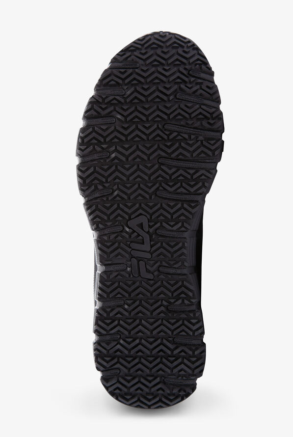 FILA Women's Radiance Athletic Lace Up Shoes - Black - 4