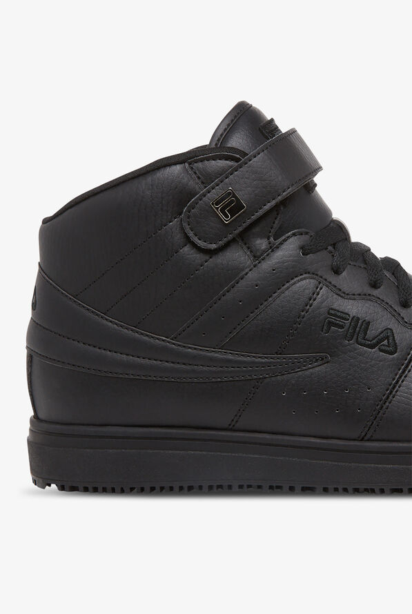FILA Men's Vulc 13 Black High Top Athletic Lace Up Shoes - null - 2