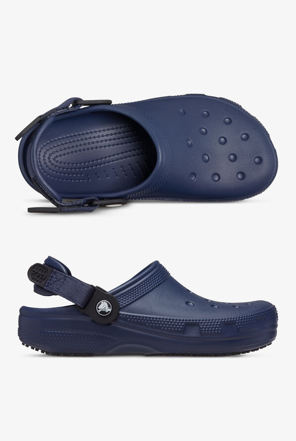 Crocs Unisex Classic Work Navy Clogs - Navy - 1