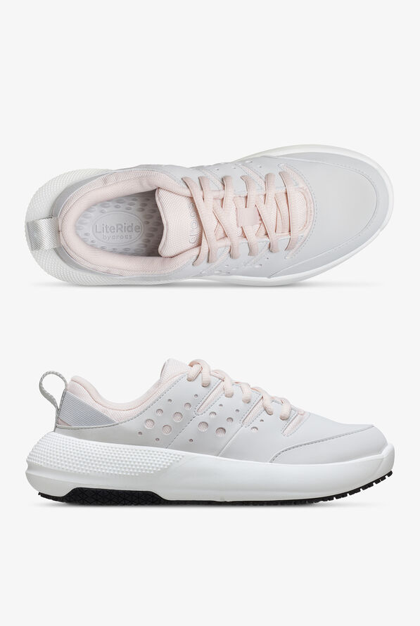 Zapatillas deportivas Crocs On the Clock Atmosphere con cordones para mujer - Grey - 1