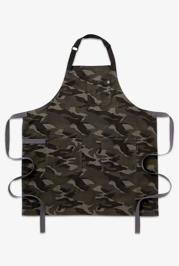 Hedley and Bennett Alder Camo Print Essential Unisex Apron - null - 1