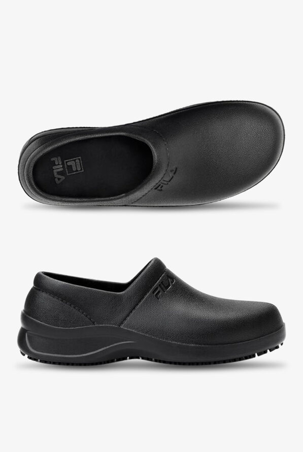 FILA Men's Galvanize SR Clogs - Black - 1