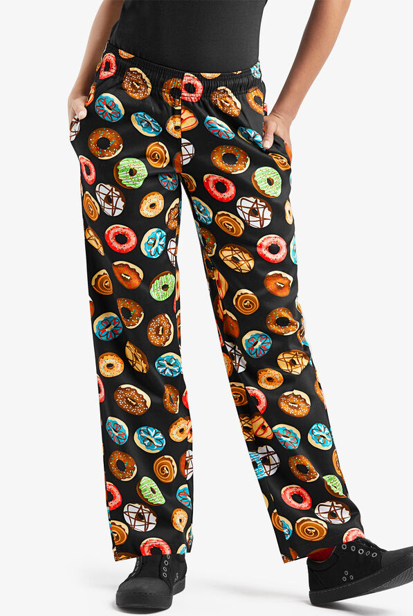 Pantalón estampado UA CHEF™ Donuts con cintura elástica y 4 bolsillos para mujer - null - 1