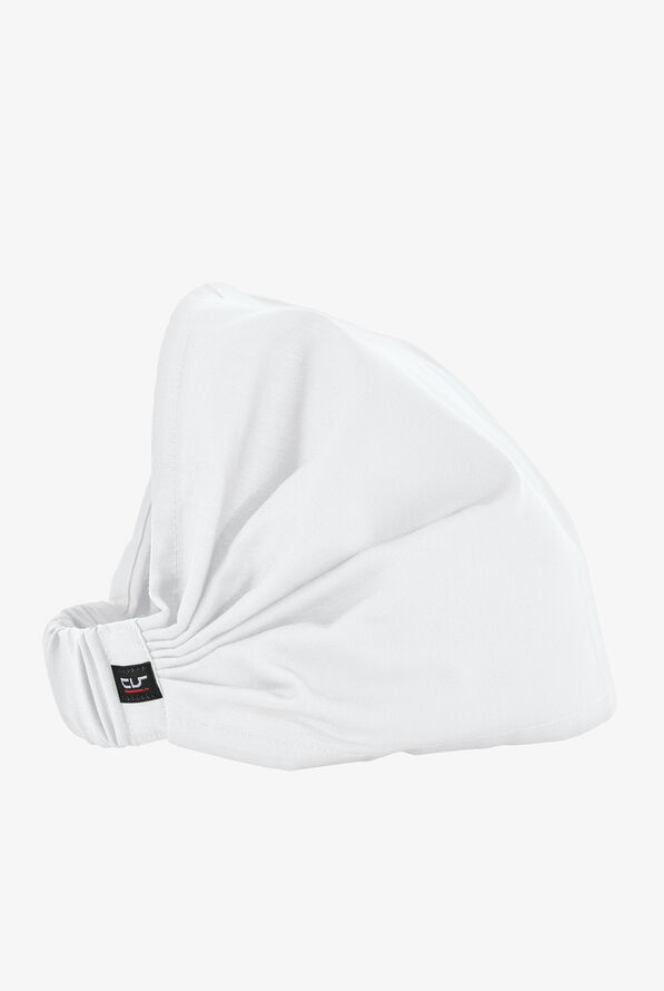 LIGHTWEIGHT Unisex Elastic Band Chef Bandana - White - 1