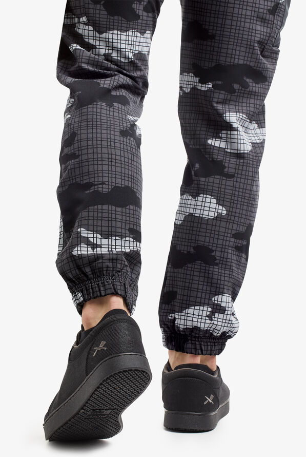 CHEF PERFORMANCE Men's Camo STRETCH Jogger Chef Pants, Chef Pants