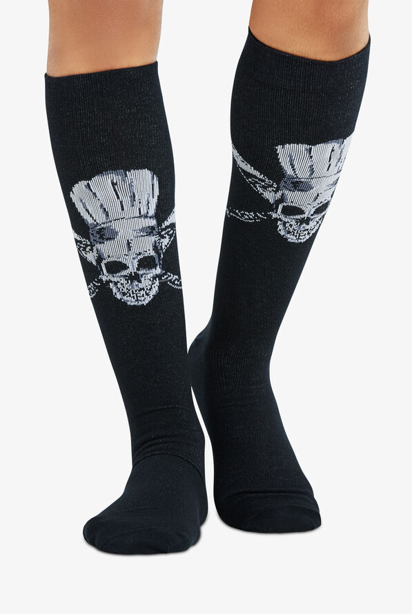 Cherokee Skull Crossed Men's 10-15 mmHg Light Compression Socks - null - 1