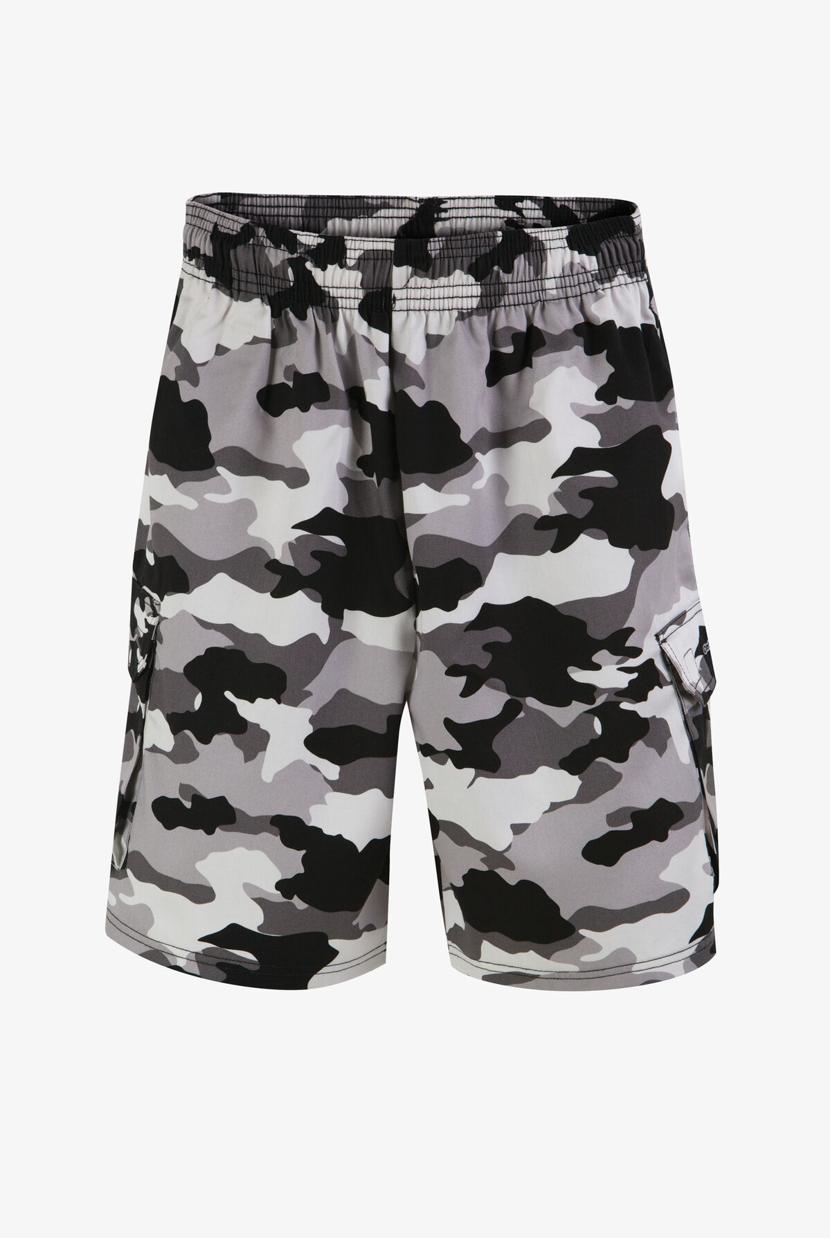 Camouflage Black Chef Cargo Shorts