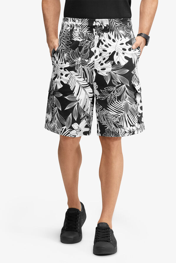 UA CHEF™ Jungle Paradise Men's Cargo Printed Chef Shorts - null - 4