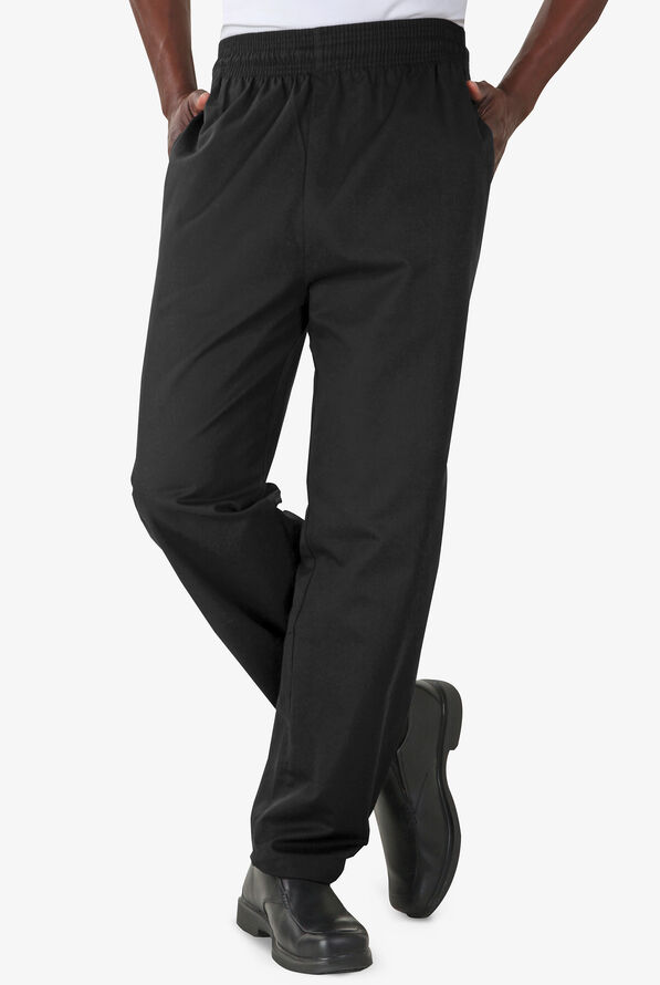 Pantalón de gastronomía UA CHEF™ de corte holgado con 4 bolsillos para hombre - Black - 1