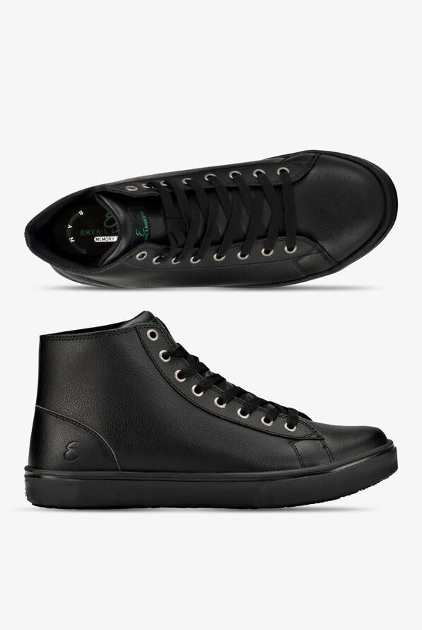 Botas de gastronomía Emeril Lagasse Read Chukka de cuero con cordones para hombre - Black - 1