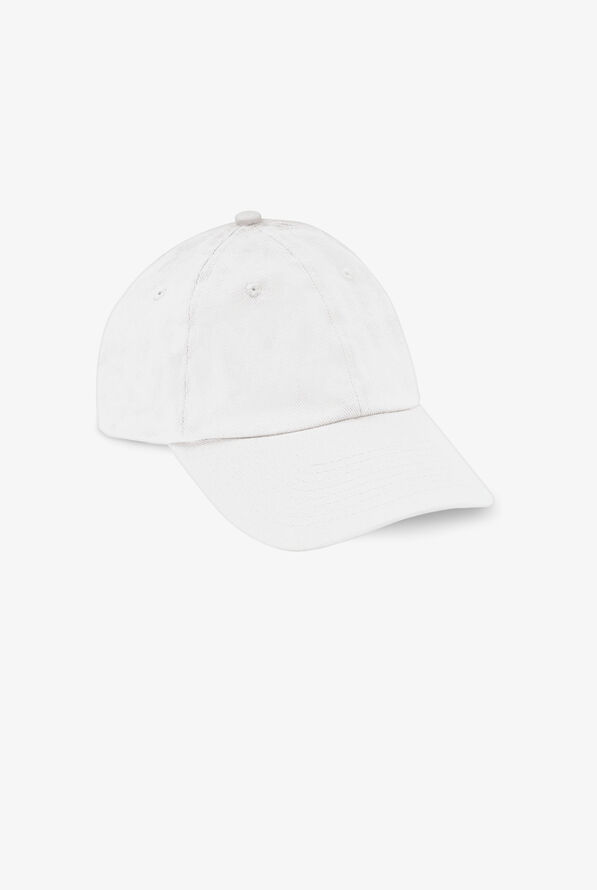 Unstructured 6-Panel Unisex Adjustable Chef Baseball Cap - White - 1