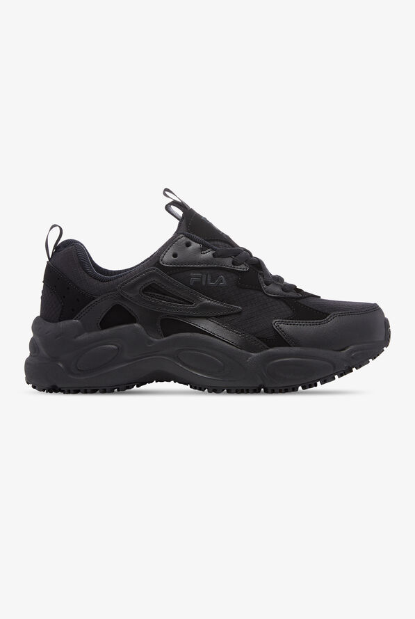 FILA Men's Memory Black Lateshift SR Athletic Lace Up Shoes - null - 1