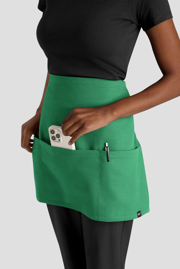 Industry Line Cavalry Twlil Unisex 3-Pocket Waist Apron - Pistachio Green - 3
