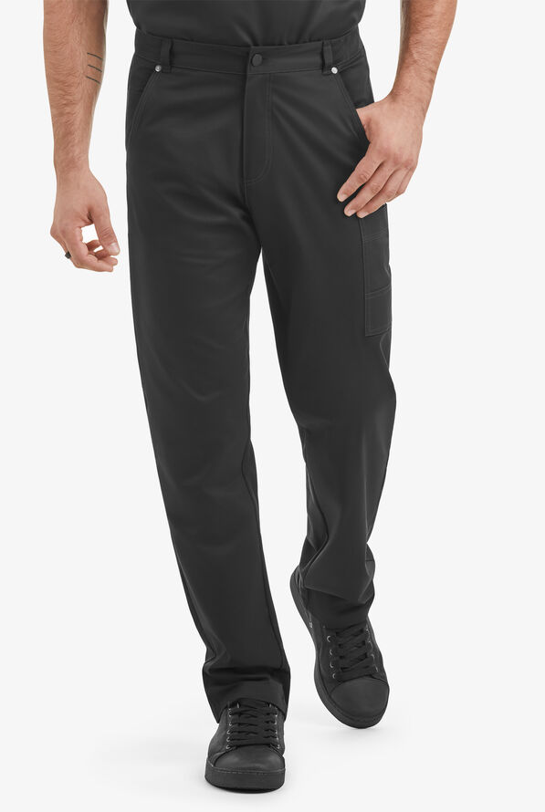 Pantalón de gastronomía CHEF 360 STRETCH con detalles de malla y 7 bolsillos para hombre - Black - 1
