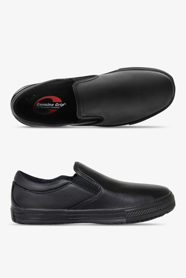 Zapatos antideslizantes de gastronomía Genuine Grip Retro para hombre - Black - 1