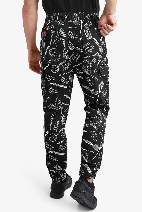 CHEF 360 Bon Appetit Men's 7-Pocket Utility STRETCH Chef Jogger - null - 3
