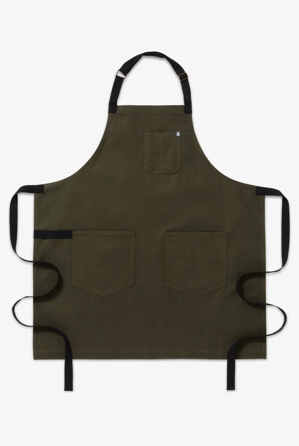 Hedley and Bennett Essential Unisex Apron - Olive Green - 1