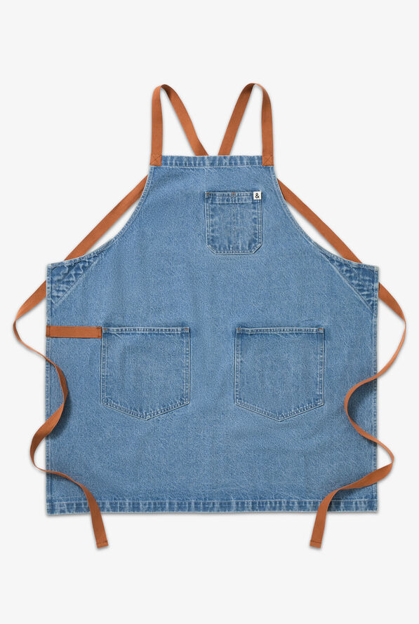 Hedley and Bennett Crossback Unisex Apron - Cedar - 1