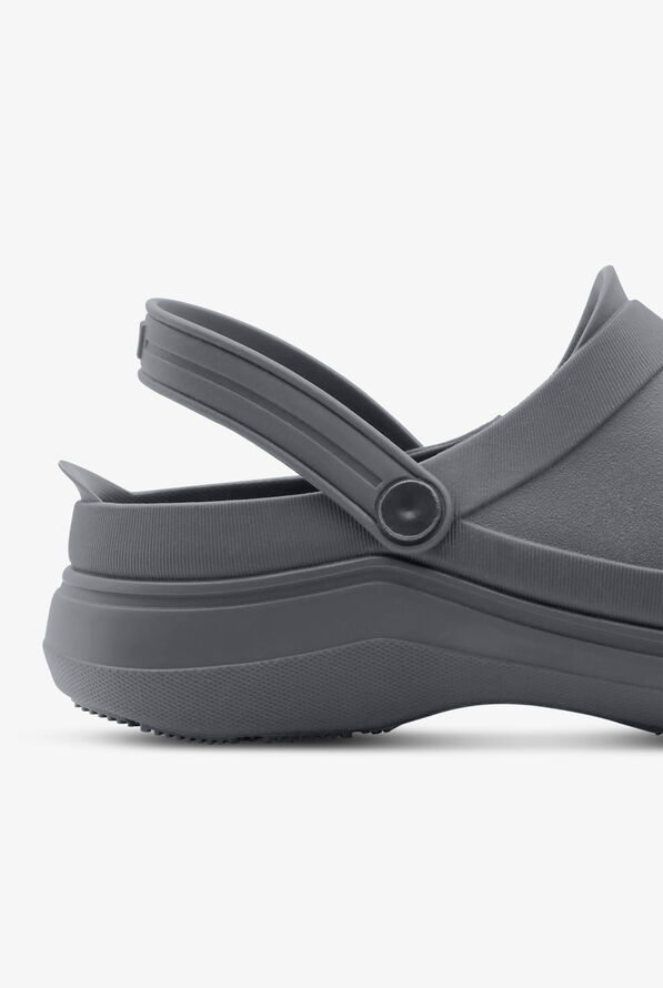 KESWI Men's Extra Comfort Classic Backless Clog - Pewter - 4