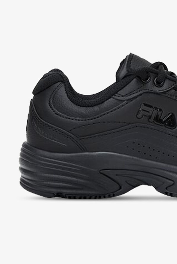 FILA Men's Memory Workshift Athletic Lace Up Shoes - Black - 2