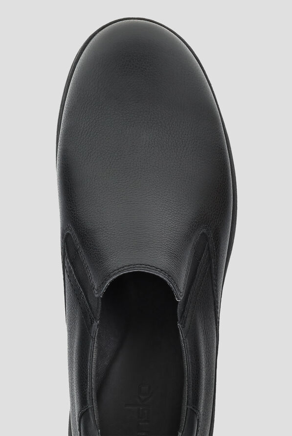 Dansko Mens Thomas Waterproof Slip Resistant Slip-on Shoe - Black - 2