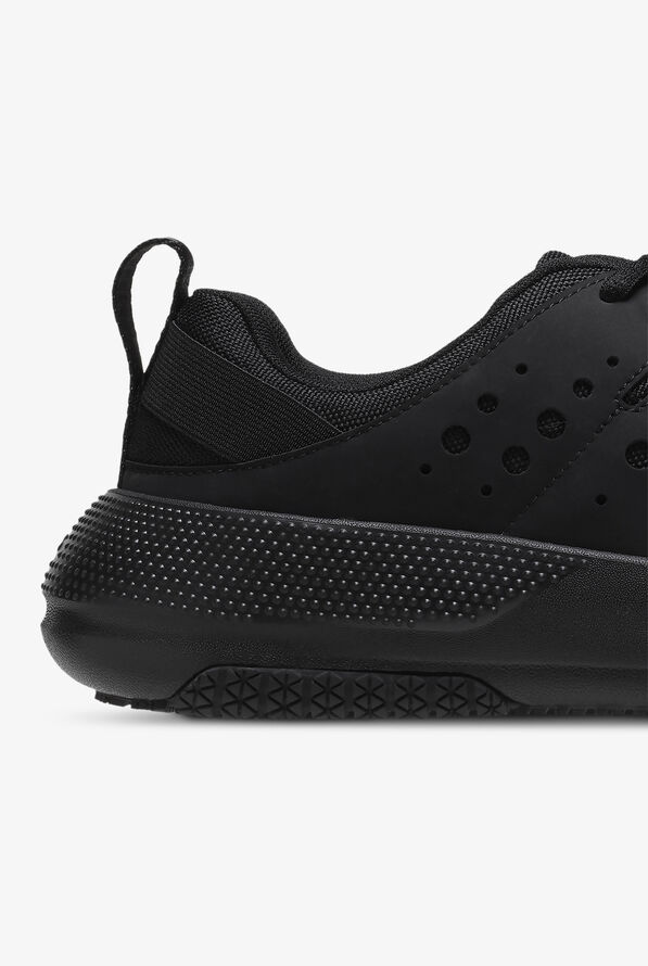 Crocs Men's On the Clock Triple Black Athletic Lace Up Shoes - Black - 4