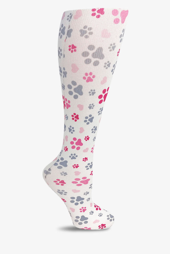 Cutieful Puppy Love Women's 10-18 mmHg Wide Light Compression Socks - null - 1