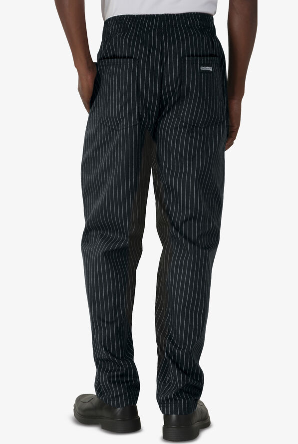 UA CHEF Baggy Chef Pants Pinstripe Black Baggy Chef Pants