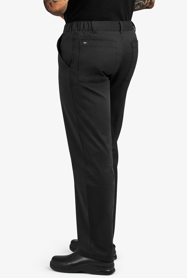 Pantalón de gastronomía UA CHEF™ Executive con piernas delgadas y 4 bolsillos para hombre - Black - 2