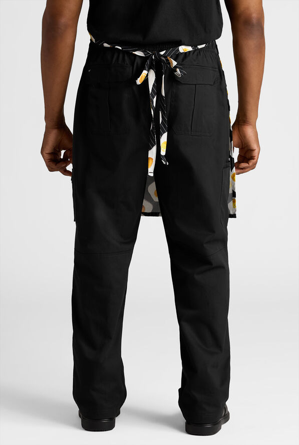 UA CHEF&trade; Eggspected Unisex 2-Pocket Adjustable Bib Apron 100% Cotton - null - 2