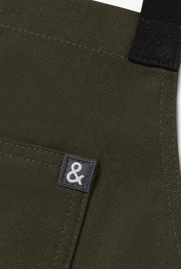 Delantal unisex de chef Hedley and Bennett con espalda cruzada - Olive Green - 2
