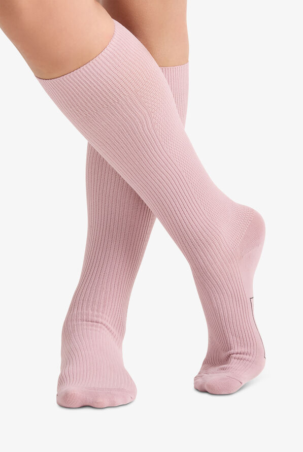Cherokee Women's 8-12 mmHg Light Compression Socks - Mauve Haze - 1