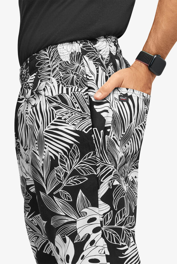 UA CHEF™ Jungle Paradise Men's 4-Pocket Baggy Printed Chef Pant - null - 2