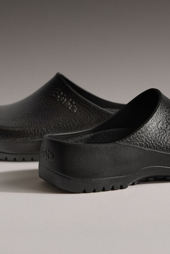 Birkenstock Unisex Super Birki Black Clogs - Black - 8