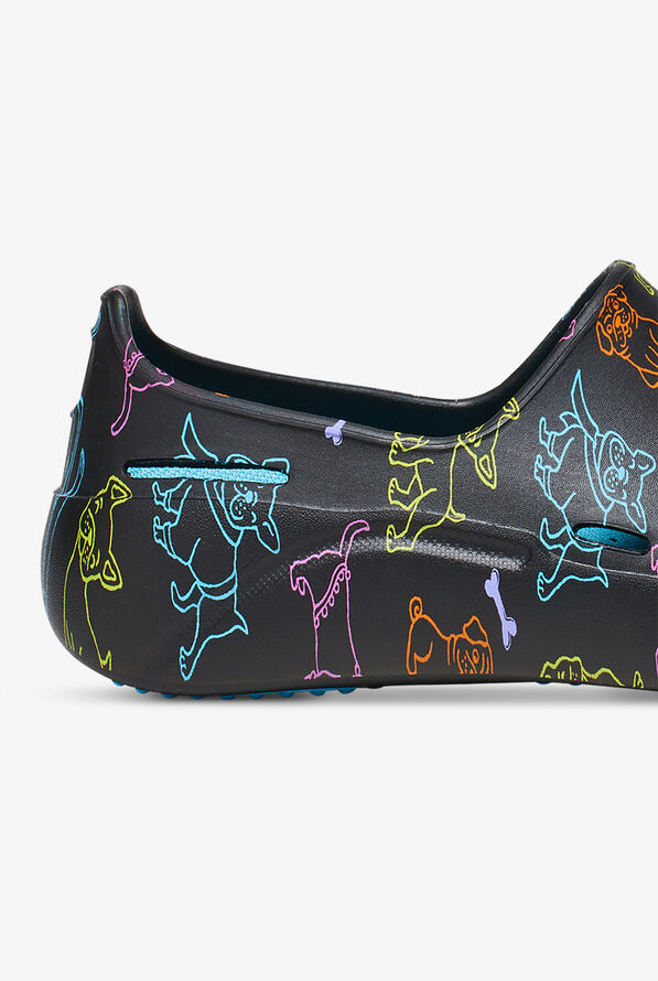 Anywear Unisex Streak Playful Pups Slip On Shoes - null - 4